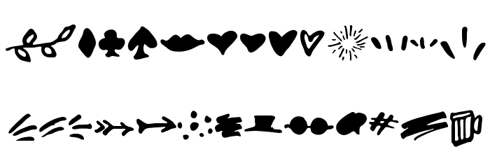 Playlist-Ornament Font LOWERCASE