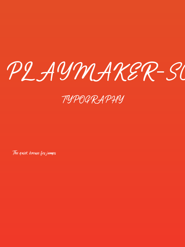 Playmaker-Script Poster