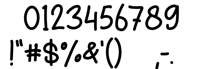 Playmate Font OTHER CHARS