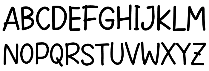 Playmate Font UPPERCASE