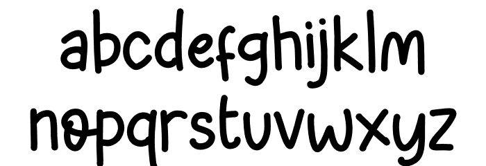 Playmate Font LOWERCASE