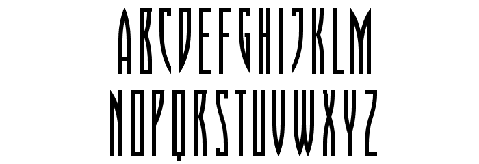 Playoff Display Font LOWERCASE