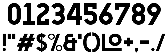 Playoffs Serif Font OTHER CHARS