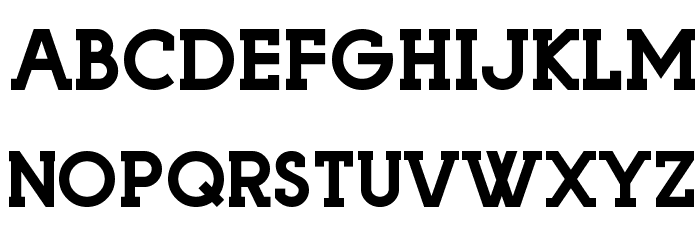 Playoffs Serif Font LOWERCASE