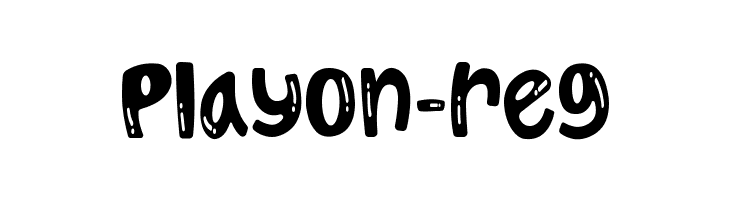 Playon-reg  Descarca Fonturi Gratis