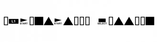 Playstation Buttons  Frei Schriftart Herunterladen