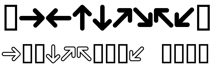 Playstation Buttons Font OTHER CHARS