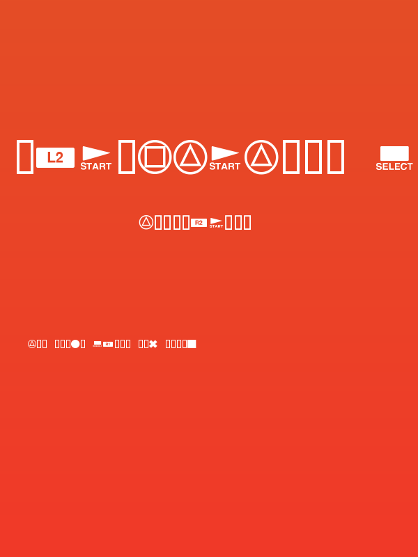 Playstation Buttons Poster