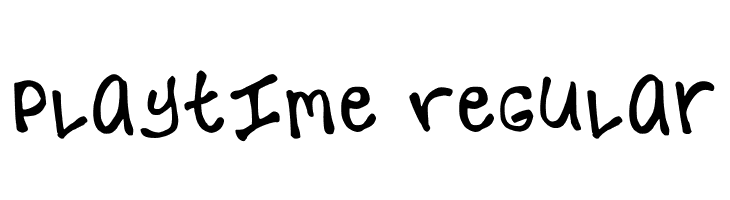 Playtime Regular  Descarca Fonturi Gratis