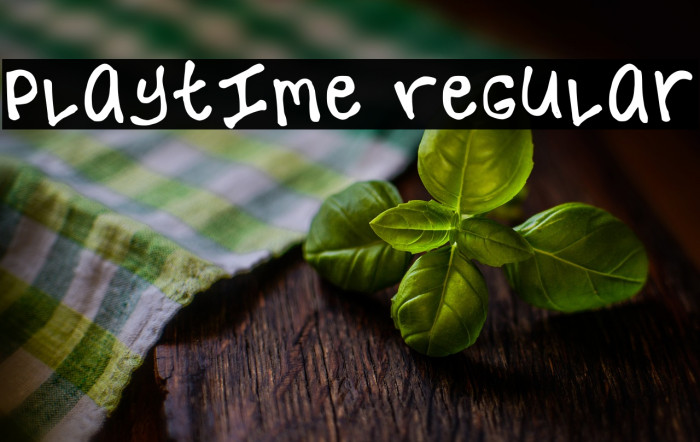 Playtime Regular Example 1