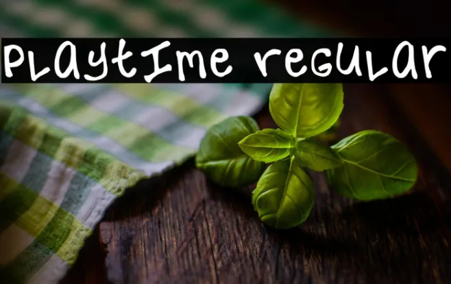Playtime Regular Example 1