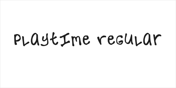 Playtime Regular Logo