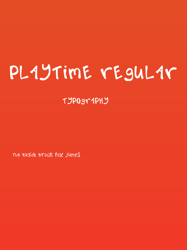 Playtime Regular Poster