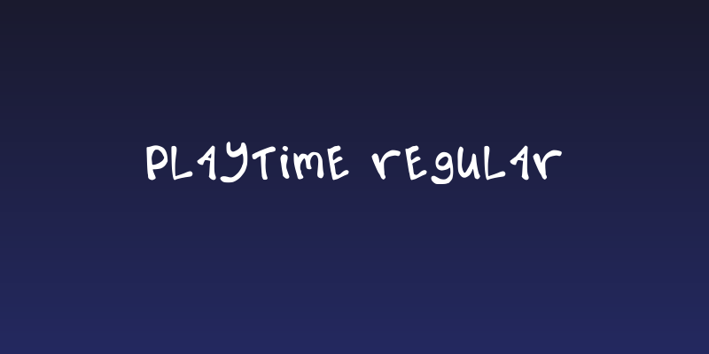 Playtime Regular Social Header