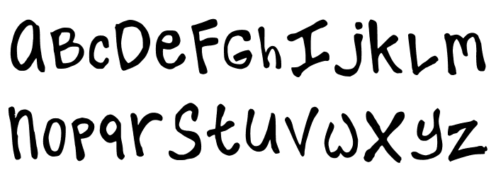 Playtime Regular Font LOWERCASE