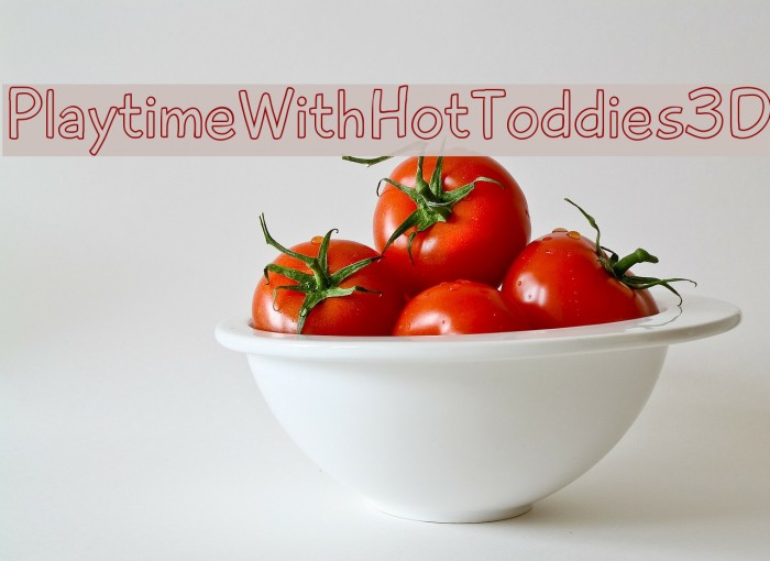 PlaytimeWithHotToddies3D Font examples