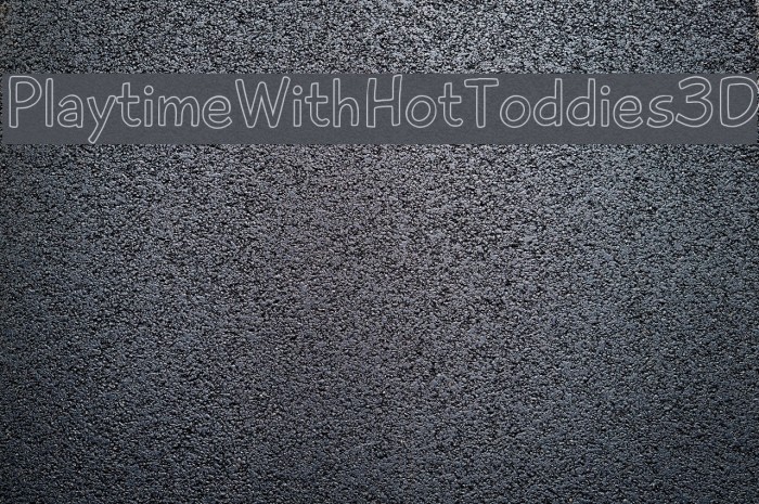 PlaytimeWithHotToddies3D Font examples