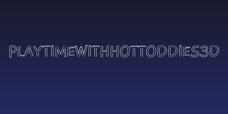 PlaytimeWithHotToddies3D Social Header