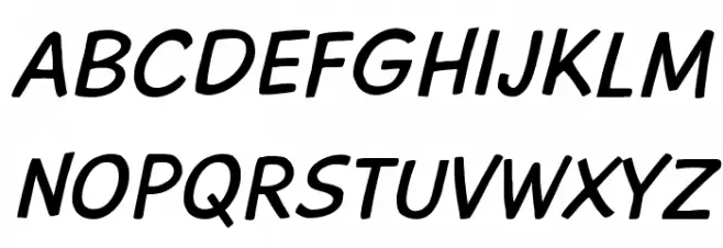 PlaytimeWithHotToddiesOblique Шрифта ВЕРХНИЙ