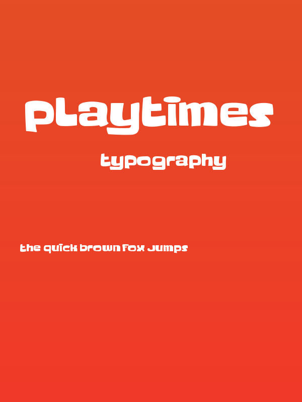 Playtimes Poster