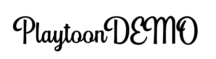 PlaytoonDEMO  font caratteri gratis