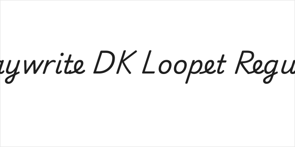 Playwrite DK Loopet Regular Logo