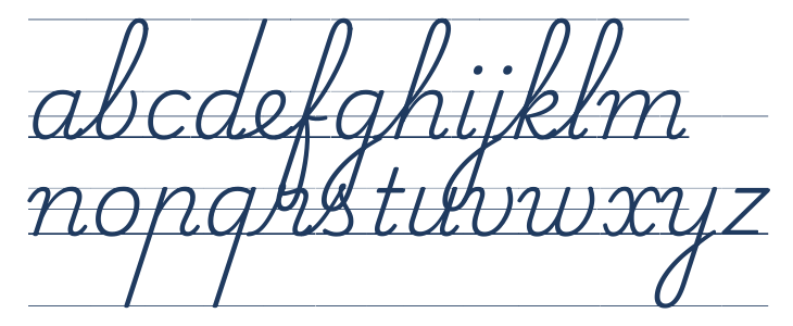 Playwrite NL Guides Regular Lowercase