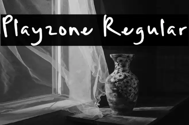 Playzone Regular خط examples