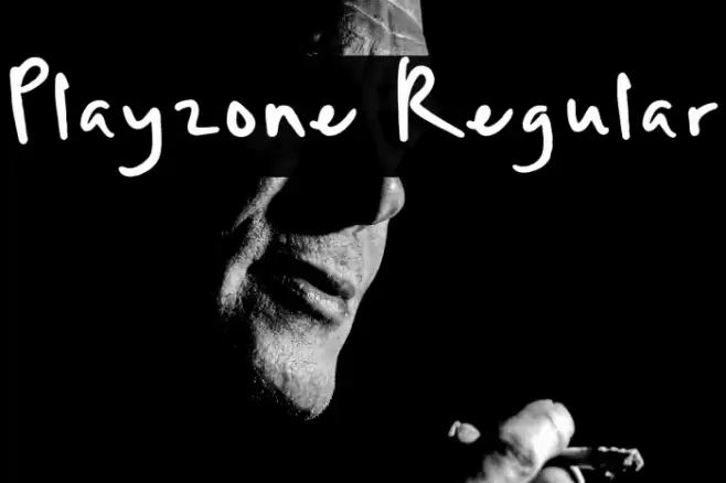 Playzone Regular خط examples