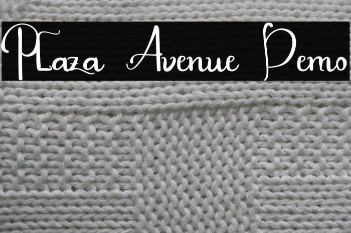 Plaza Avenue Demo Example 1