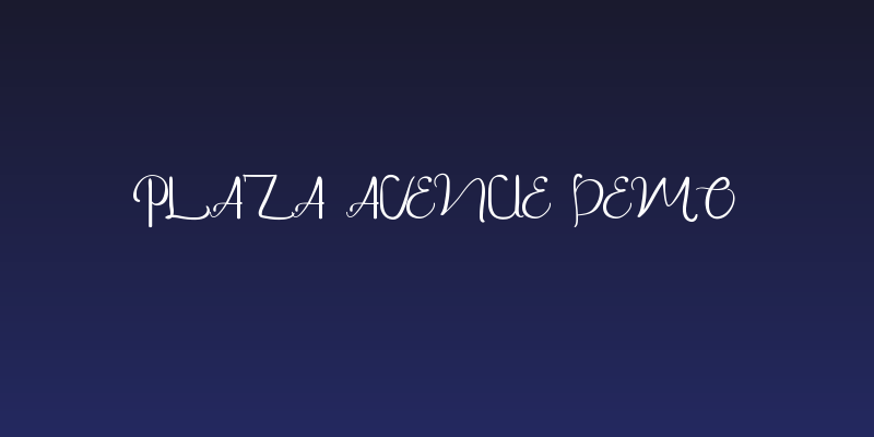 Plaza Avenue Demo Social Header