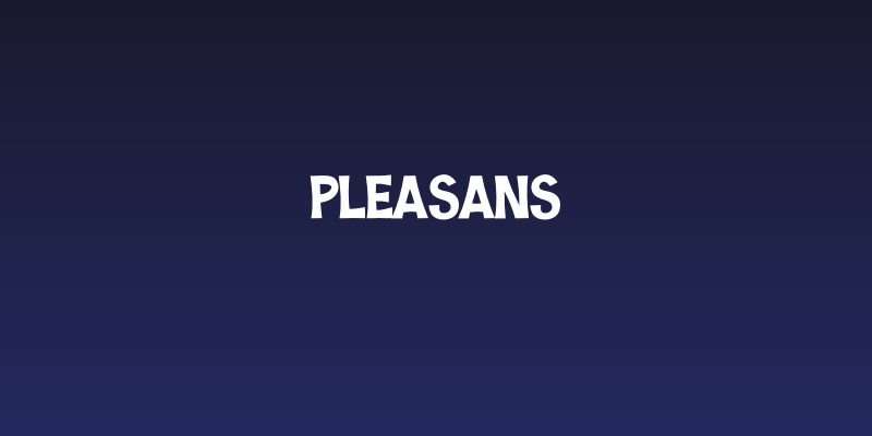 Pleasans Social Header