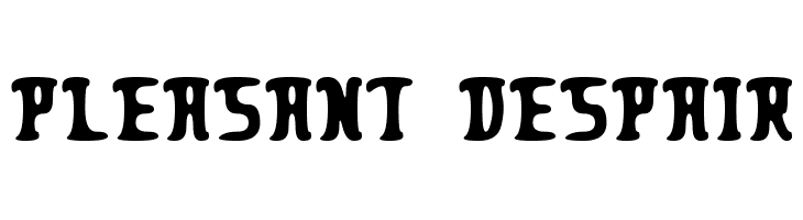 Pleasant Despair Font