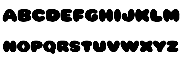 Pleasantly Plump Font LOWERCASE