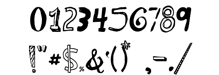 Please Show Me Love DEMO Font OTHER CHARS