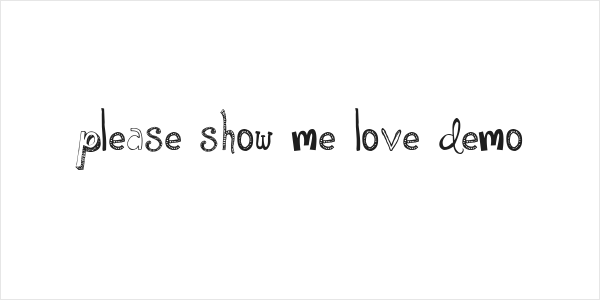 Please Show Me Love DEMO Logo