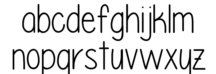 Please write me a song Font LOWERCASE
