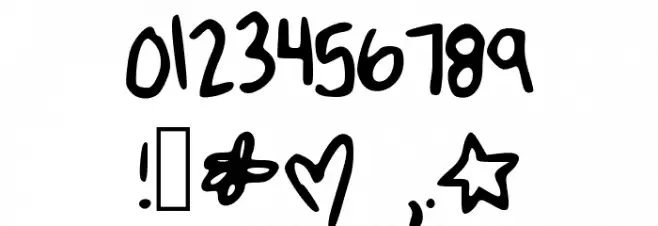 Please Font OTHER CHARS