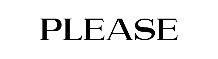 Please  免费字体下载