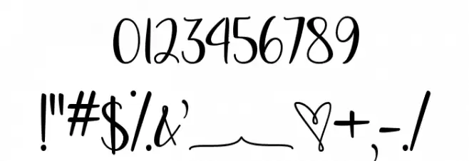 PleaseDontTakeMyMan Font OTHER CHARS