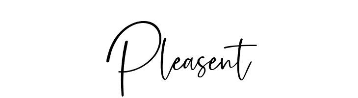 Pleasent  免费字体下载