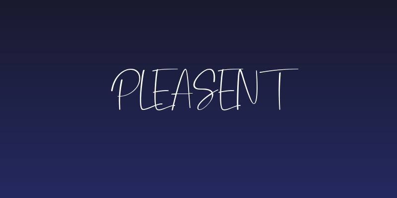 Pleasent Social Header