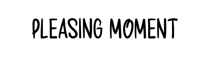 Pleasing Moment  Скачать бесплатные шрифты