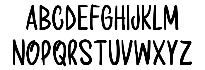 Pleasing Moment Font UPPERCASE