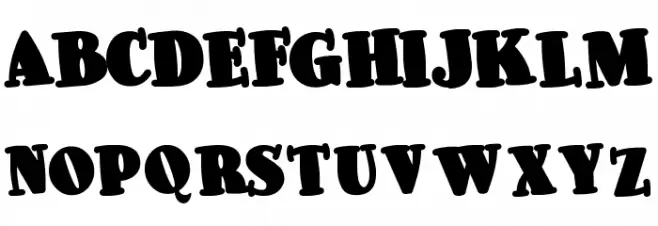 PleasinglyPlump Schriftart Groß