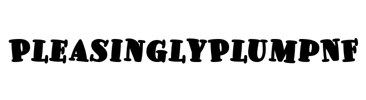 PleasinglyPlumpNF  baixar fontes gratis
