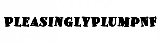 PleasinglyPlumpNF  Frei Schriftart Herunterladen