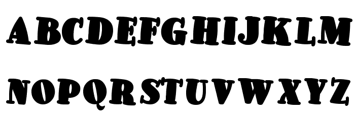 PleasinglyPlump Font LOWERCASE