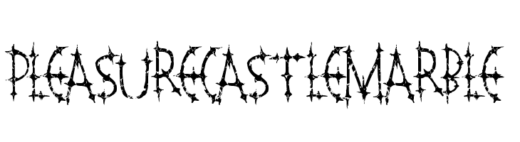 PleasureCastleMarble  Free Fonts Download