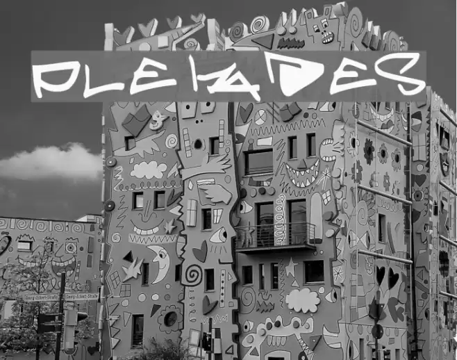 Pleiades Font examples